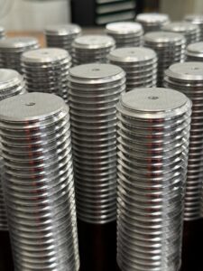 finished M27 hexagon bolts threaded