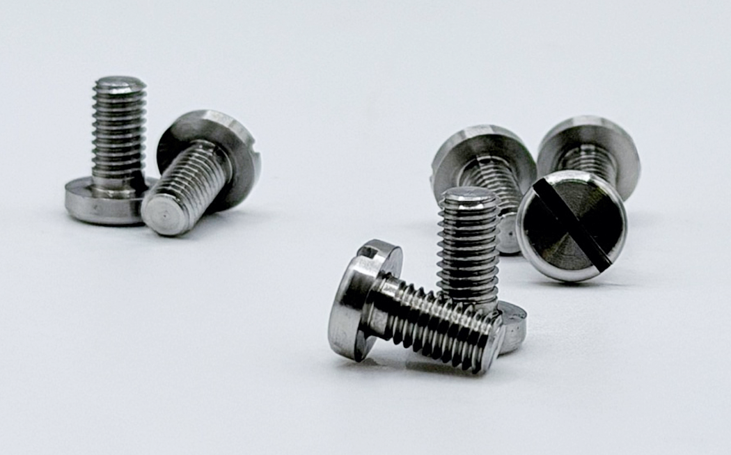 10 UNF x 3/8 A4 Slotted Pan Head Screws to BS1981
